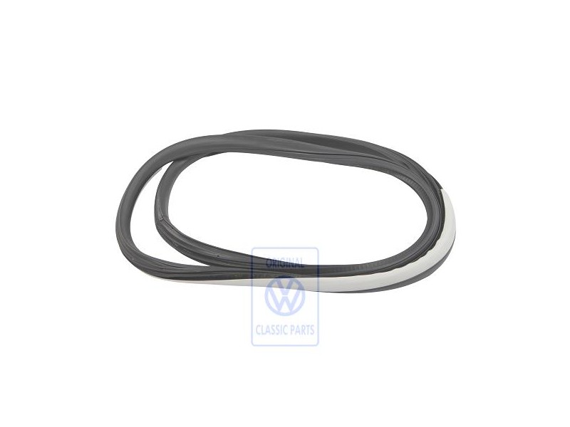 Original VW Door Seal, Inner Satin Black/Pearl Grey - 1J9867367B FKL