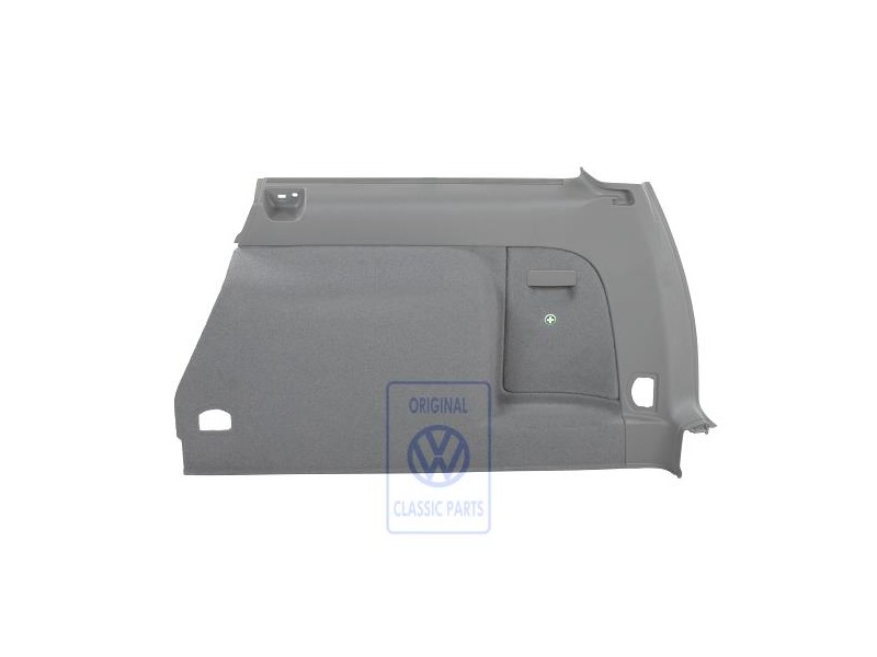 Original VW Luggage Compartment Trim Flannel Grey - 1J9867424T FEF