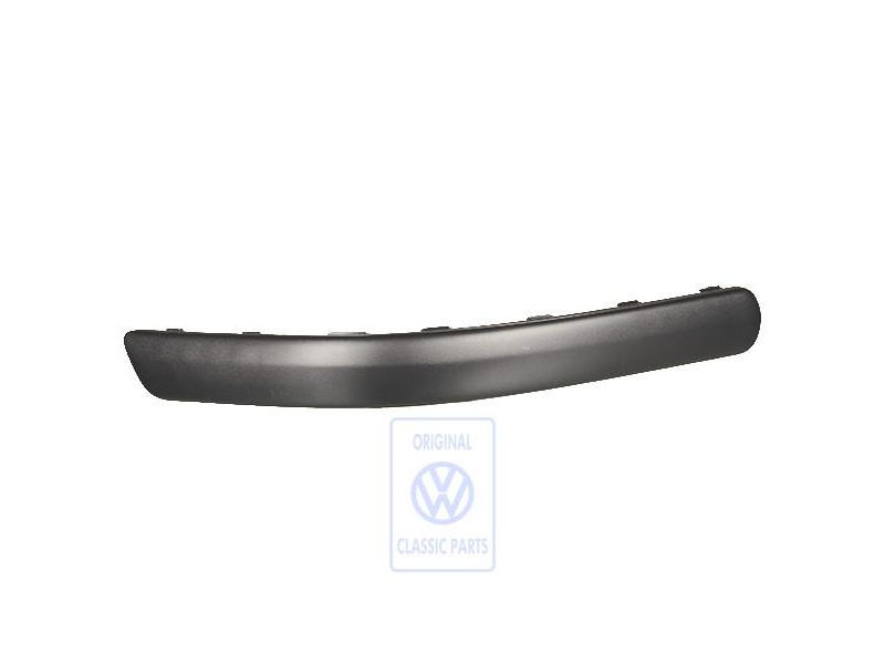 Original VW Trim Strips For Bumper Satin Black - 1J6807791 B41