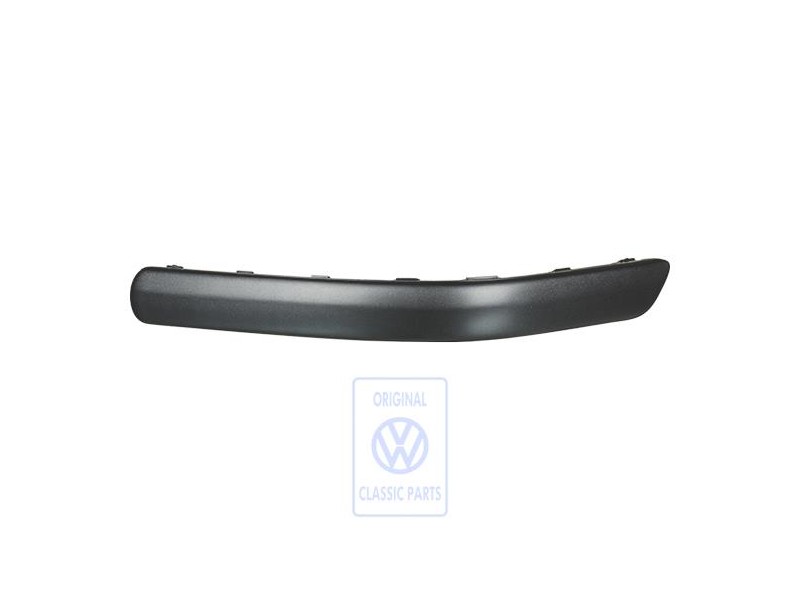 Original VW Trim Strips For Bumper Satin Black - 1J6807792 B41