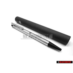 Original VW ball point pen silver grey yellow - 000087703AKYZQ
