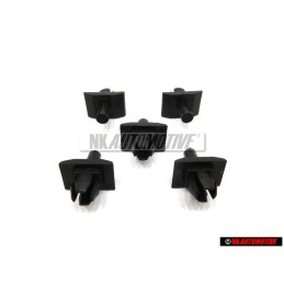 5x Original VW Front Grill or Lower Spoiler Securing Clip - 171853695A