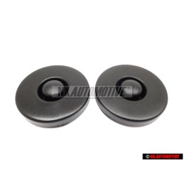 2x Original VW Front Suspension Strut Top Mount Cover Cap - 171412359 01C
