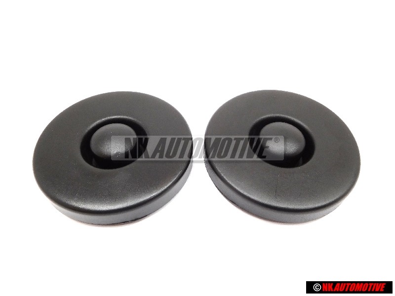 2x Original VW Front Suspension Strut Top Mount Cover Cap - 171412359 01C