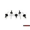 5x Original VW Front Rear Wheel Arch Flare Trim Pop Rivet 14mm - N 90634901