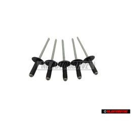 5x Original VW Front Rear Wheel Arch Flare Trim Pop Rivet 14mm - N 90634901