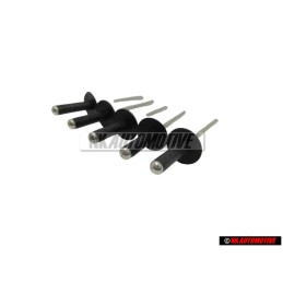 5x Original VW Front Rear Wheel Arch Flare Trim Pop Rivet 14mm - N 90634901