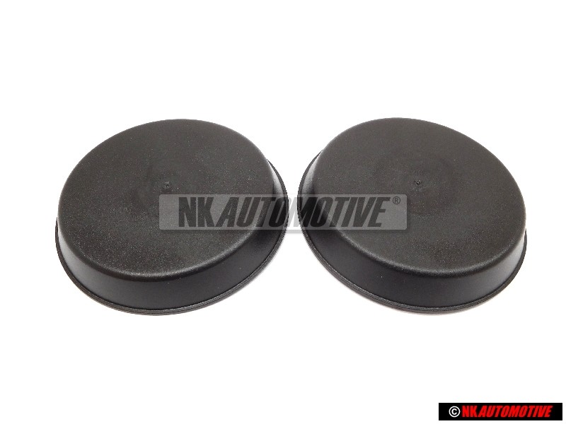 2x Original VW Front Suspension Strut Top Mount Cover Cap - 1H0412359