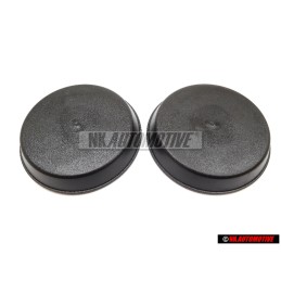 2x Original VW Front Suspension Strut Top Mount Cover Cap - 1H0412359