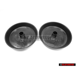 2x Original VW Front Suspension Strut Top Mount Cover Cap - 1H0412359