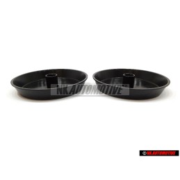 2x Original VW Front Suspension Strut Top Mount Cover Cap - 1H0412359
