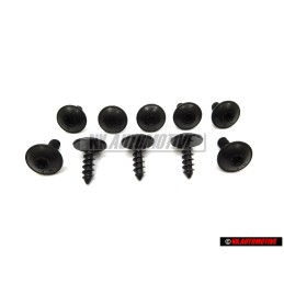 10x Original VW Hexagon Socket Head Panel Bolt 5x16 - N 90974701