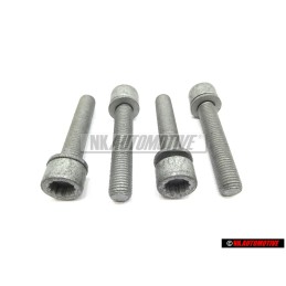 4x Original VW Rear Caliper Carrier Socket Head Bolt - N 91168901