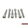 6x Original VW Inner Multi Point Socket Head Bolt M8x48 - N 91108201