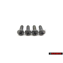 4x Original VW Oval Head Panel Screw - N 01396111