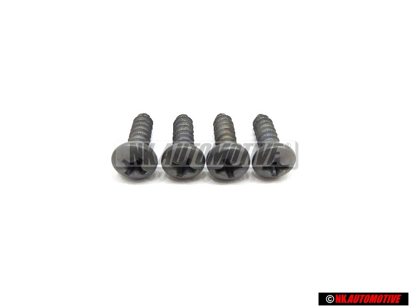 4x Original VW Oval Head Panel Screw - N 01396111
