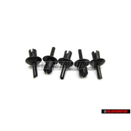 5x Original VW Spreader Rivet - 113857117B