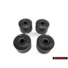 4x Original VW Cap - Wheel Bolt Satin Black - 3C0601173 9B9