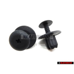 2x Original VW Clip Mauritius Blue - 1H0867199A H21