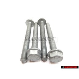 4x Original VW Hex Collared Bolt - N 91073401