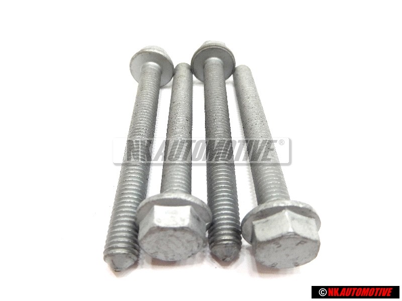 4x Original VW Hex Collared Bolt - N 91073401