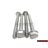 4x Original VW Hex Collared Bolt - N 91073401