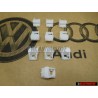 10x Original VW Rear Axle Brake Pipe Holder, Bracket, Clip.