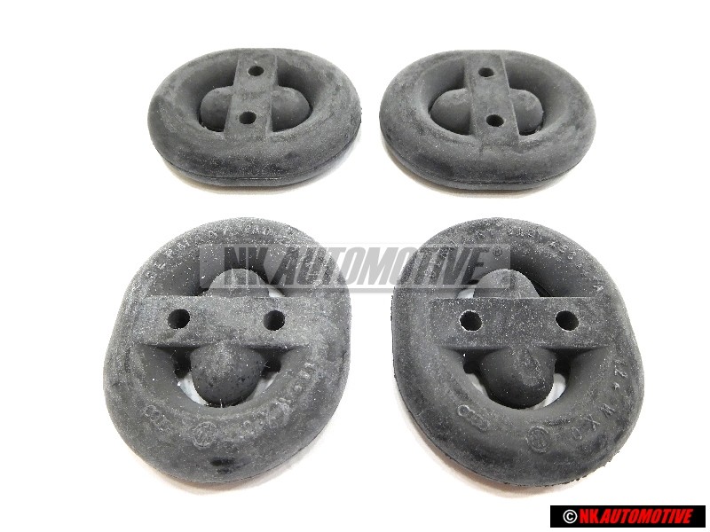 4x Original VW Exhaust Rubber Retainer Mount Hanger - 8A0253147A