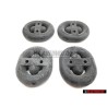 4x Original VW Exhaust Rubber Retainer Mount Hanger - 8A0253147A