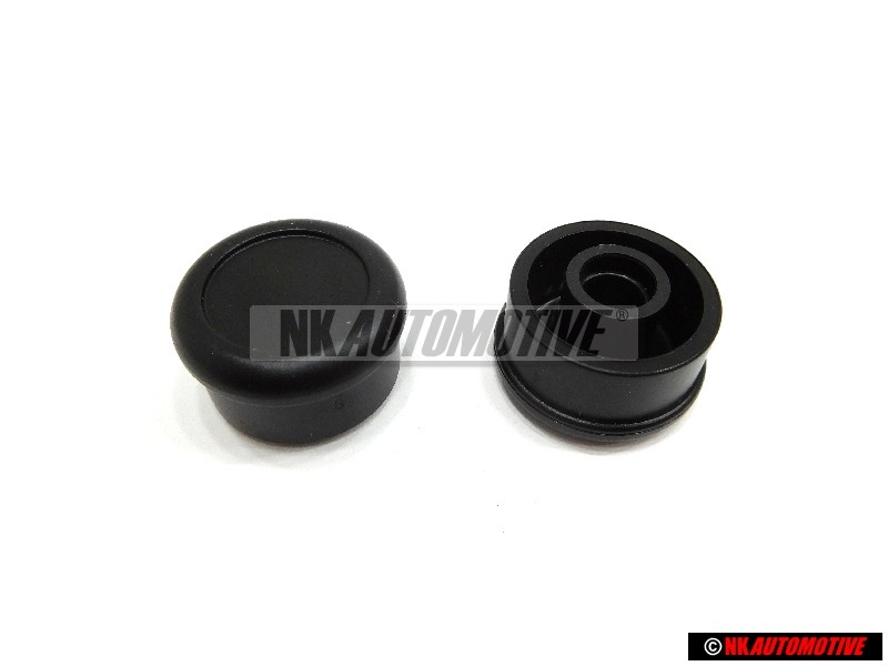 2x Original VW Rear View Interior Mirror Adjuster Remote Knob - 191857520A 01C