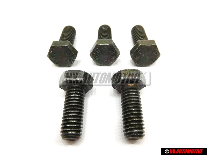 5x Original VW Hexagon Bolt - N 01024016