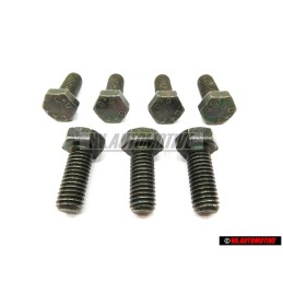 7x Original VW Hexagon Bolt - N 01024016