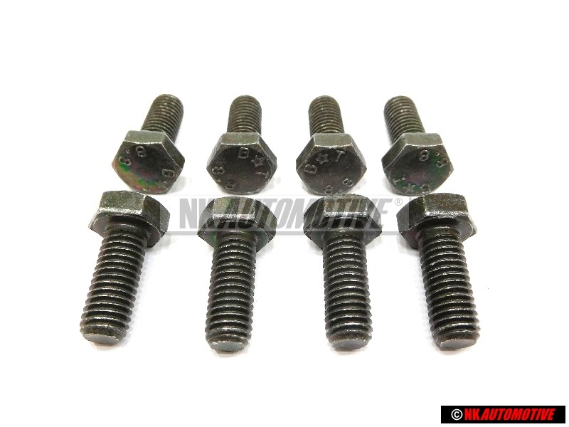 8x Original VW Hexagon Bolt - N 01024016