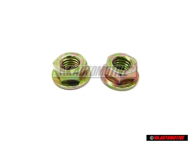 2x Original VW Hexagon Collar Nut M5 - 171857026A