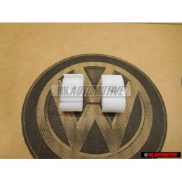 2x Original VW 2 Point Brake Pipe Line Retaining Clip Holder Bracket - 811611797