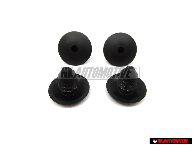 4x Original VW Door Trim, Luggage Carpet Clip Bung - 191867199 9B9