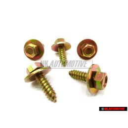 5x Original VW Hexagon Head Self Tap Bolt 6.5x21.5 - 311821143