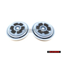 2x Original VW Floor Pan Underbody Rubber Plug Grommet Bung 40mm - 1K0899185
