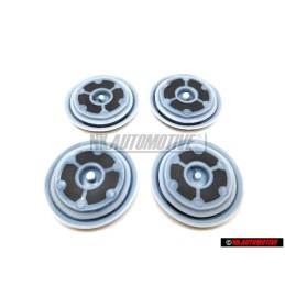 4x Original VW Floor Pan Underbody Rubber Plug Grommet Bung 40mm - 1K0899185