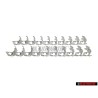 20x Original VW Wheel Centre Hub Cap Retaining Clip Spring - 321601175C