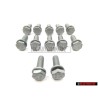 12x Original VW Hexagon Head Bolt M10x32 - N 90758902