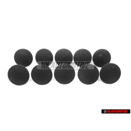 10x Original VW Moulded Headlining Headliner Clip - 321867838 01C