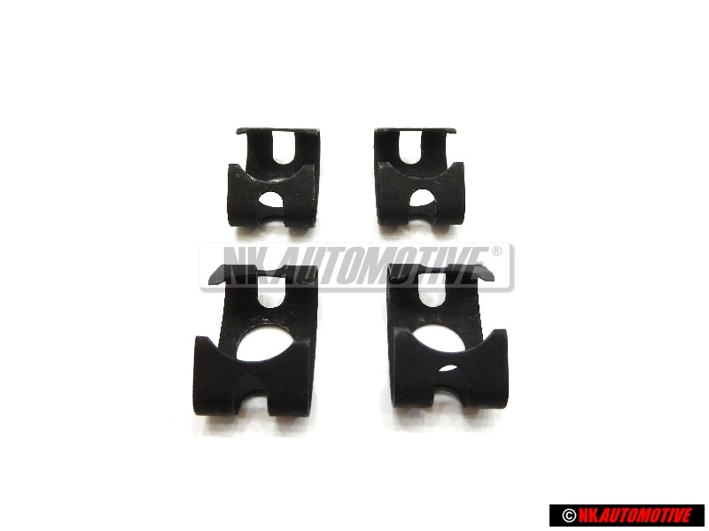 4x Original VW Brake Hose Retaining Clip Spring - 4D0611715B