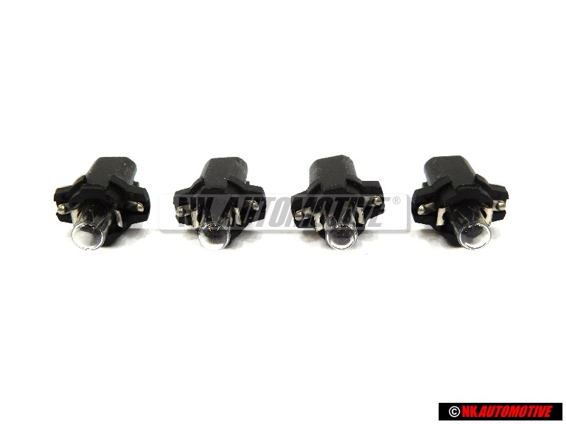 4x TOPRAN Germany Bulb With Black Base - 103 628