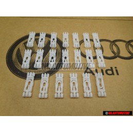 20x Original VW Rain Gutter Roof Moulding Trim Clip - 1H0853733B