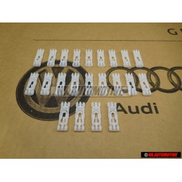 22x Original VW Rain Gutter Roof Moulding Trim Clip - 1H0853733B