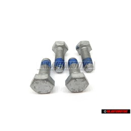 4x Original VW Hexagon Head Shoulder Bolt Self Locking M8x22 - N 01024124