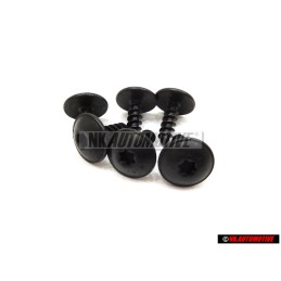 6x Original VW Hexagon Socket Head Panel Bolt 5x16 - N 90974701