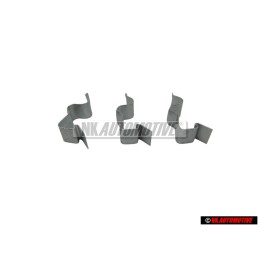 3x Original VW Heater Valve Cable Clip - 823819679