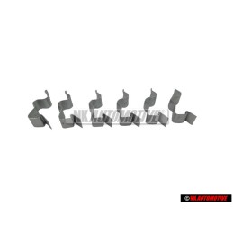 6x Original VW Heater Valve Cable Clip - 823819679